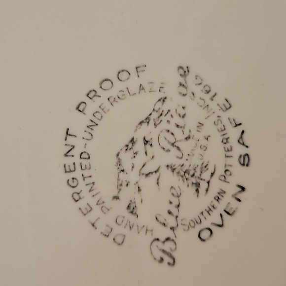 Stanhome Ivy by blue Ridge Southern Pottery. Set of 2 Bread and Butter plates - Picture 3 of 6